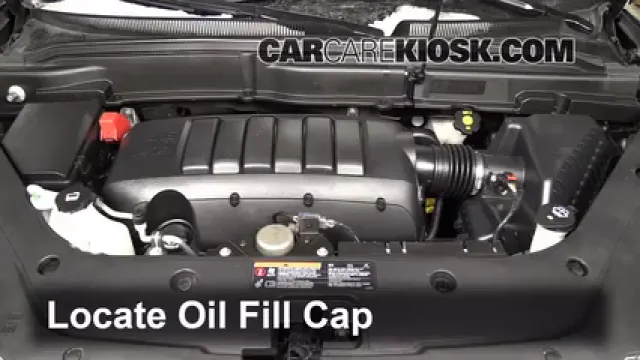 2012 GMC Acadia SLE 3.6L V6 Huile Ajouter de l'huile